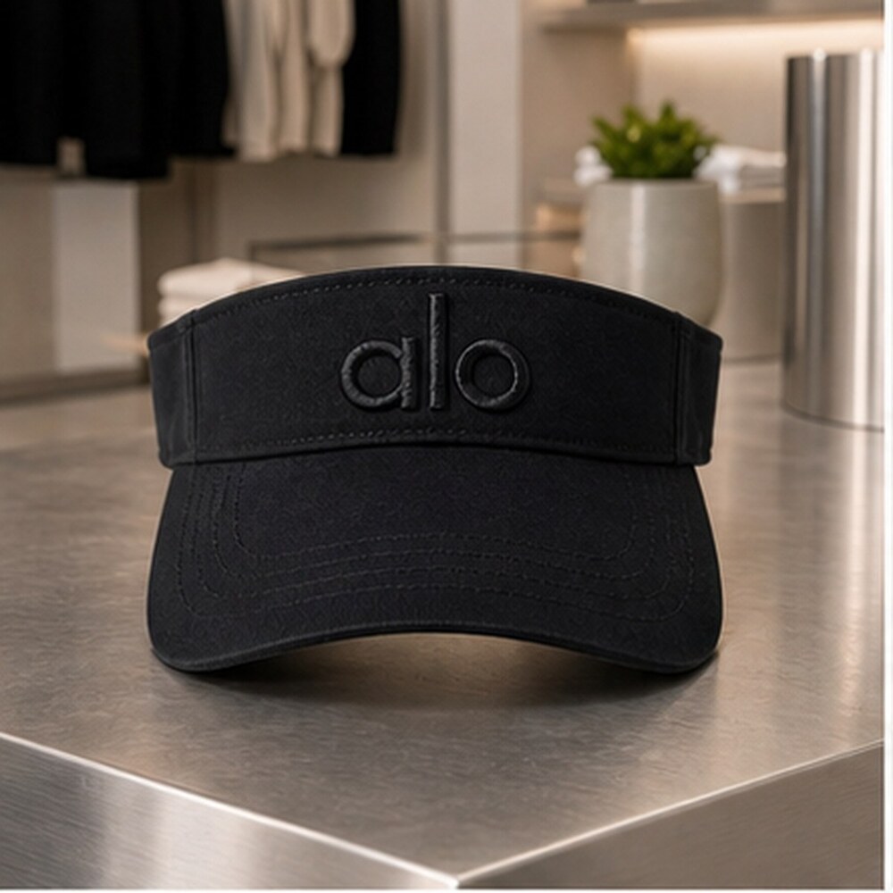 ALO Yoga Elevated Black Athletic Style Visor